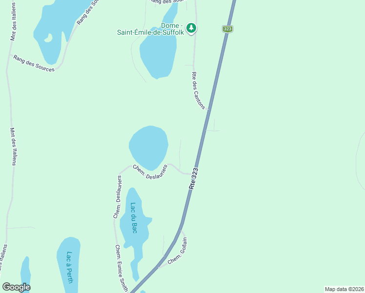 map of restaurants, bars, coffee shops, grocery stores, and more near 271 Impasse du Pont Martin in Outaouais