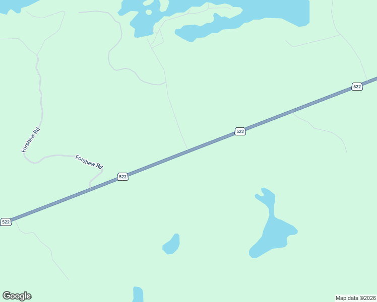 map of restaurants, bars, coffee shops, grocery stores, and more near Ontario 522 in Loring