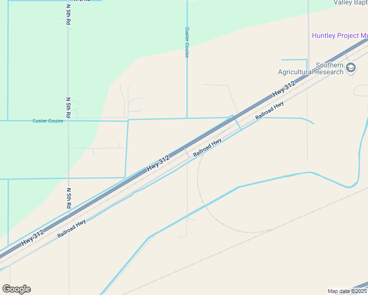 map of restaurants, bars, coffee shops, grocery stores, and more near Highway 312 in Yellowstone County
