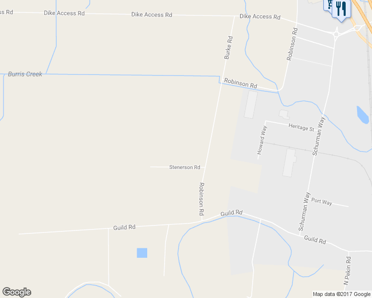 map of restaurants, bars, coffee shops, grocery stores, and more near 122 Stenerson Road in Woodland