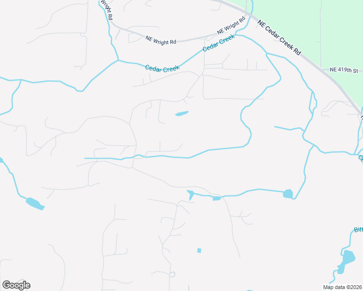 map of restaurants, bars, coffee shops, grocery stores, and more near 40408 Northeast Cedar Ridge Road in Amboy