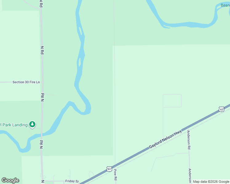 map of restaurants, bars, coffee shops, grocery stores, and more near Pow Road in Springbrook