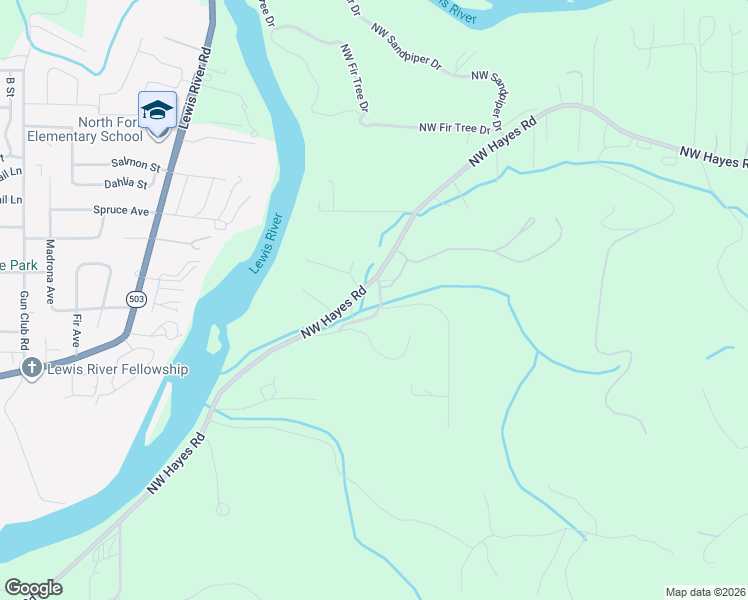 map of restaurants, bars, coffee shops, grocery stores, and more near 41512 Northwest Backman Road in Woodland