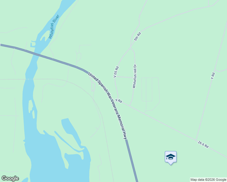 map of restaurants, bars, coffee shops, grocery stores, and more near 8420-8438 U.S. 2 in Rapid River