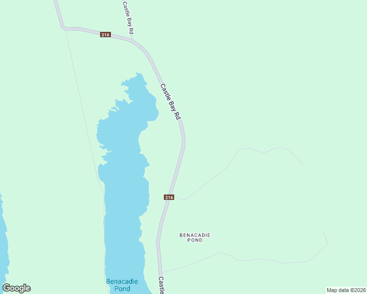 map of restaurants, bars, coffee shops, grocery stores, and more near Nova Scotia 216 in Benacadie