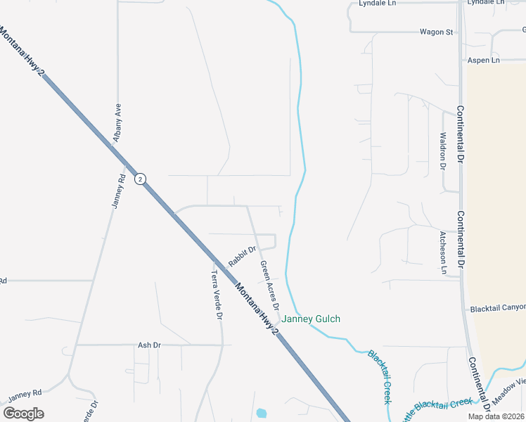 map of restaurants, bars, coffee shops, grocery stores, and more near 310 Green Acres Court in Butte