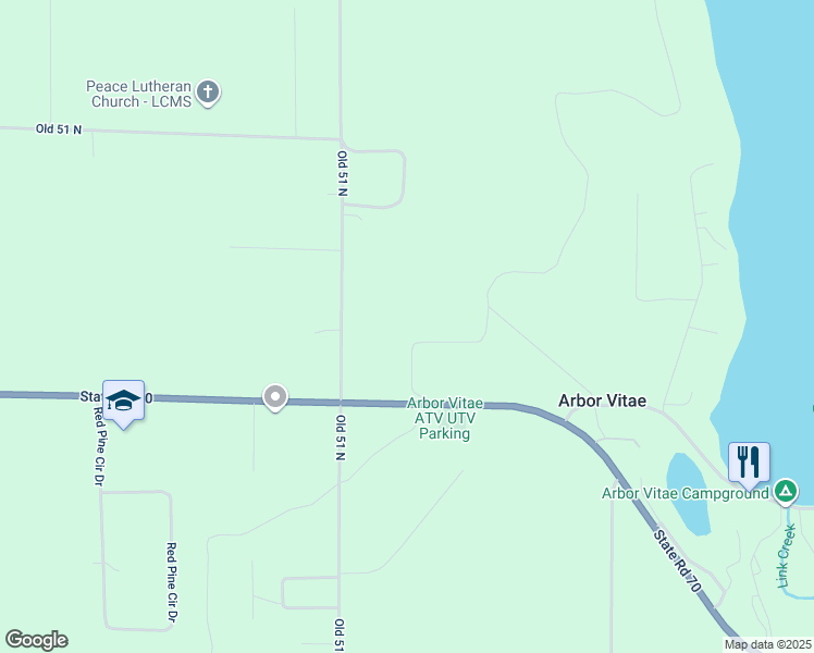 map of restaurants, bars, coffee shops, grocery stores, and more near in Woodruff