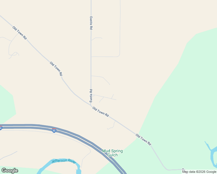 map of restaurants, bars, coffee shops, grocery stores, and more near 26 Eustis Road in Three Forks