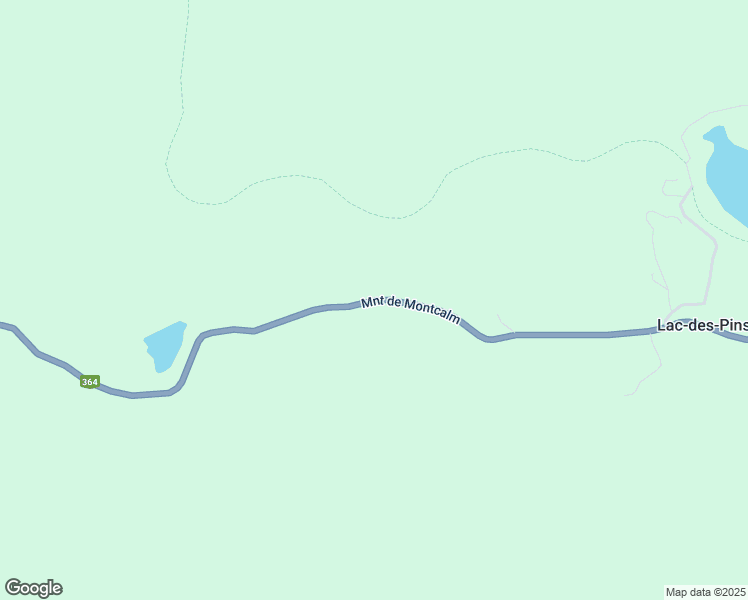 map of restaurants, bars, coffee shops, grocery stores, and more near Montée de Montcalm in Les Laurentides