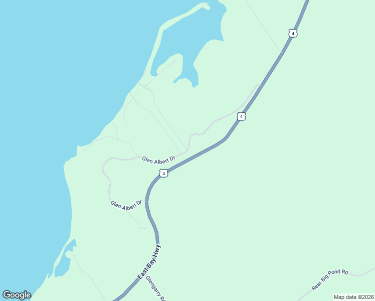 map of restaurants, bars, coffee shops, grocery stores, and more near Glen Albert Drive in Big Pond