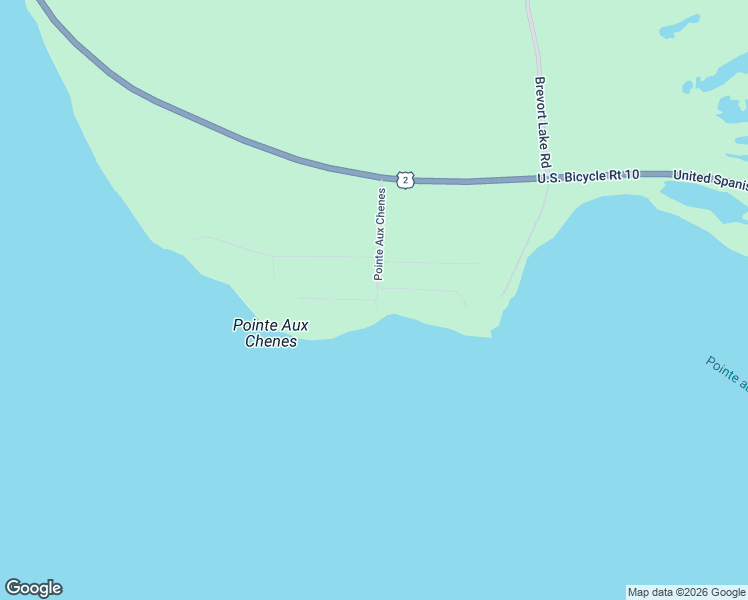 map of restaurants, bars, coffee shops, grocery stores, and more near 2914 Oak Street in St. Ignace