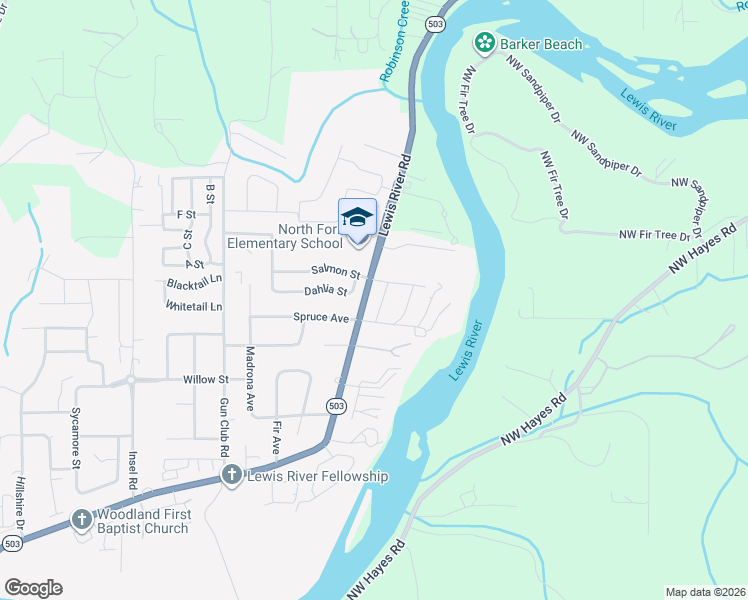 map of restaurants, bars, coffee shops, grocery stores, and more near 3098 Heron Street in Woodland
