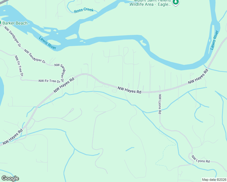map of restaurants, bars, coffee shops, grocery stores, and more near 2919 Northwest Hayes Road in Woodland
