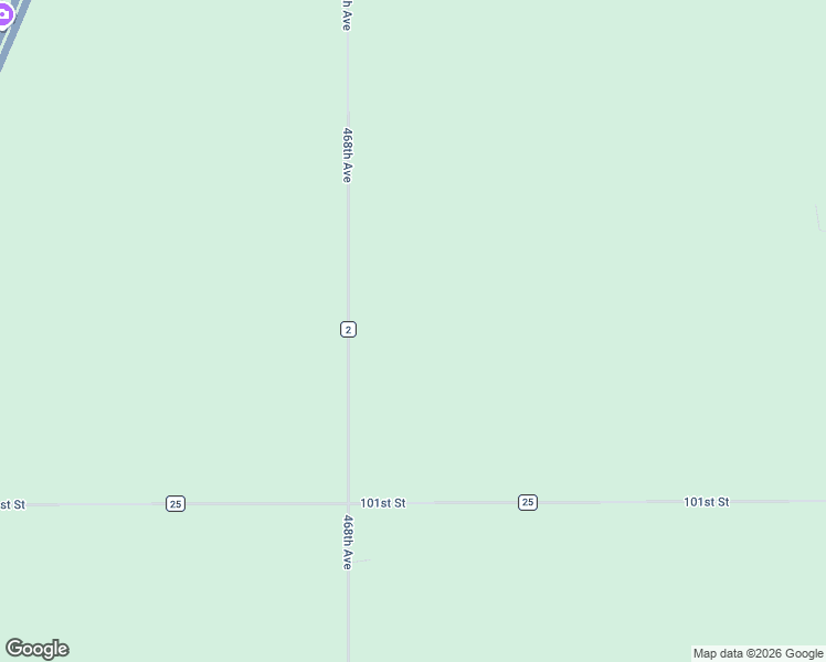 map of restaurants, bars, coffee shops, grocery stores, and more near 11066 468th Avenue in Rosholt