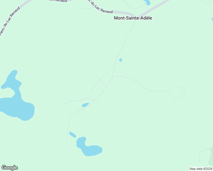 map of restaurants, bars, coffee shops, grocery stores, and more near Chemin des Chanterelles in Sainte-Adèle
