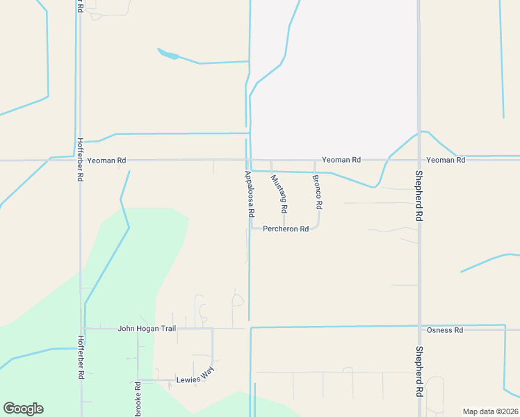 map of restaurants, bars, coffee shops, grocery stores, and more near 7041 Appaloosa Road in Shepherd