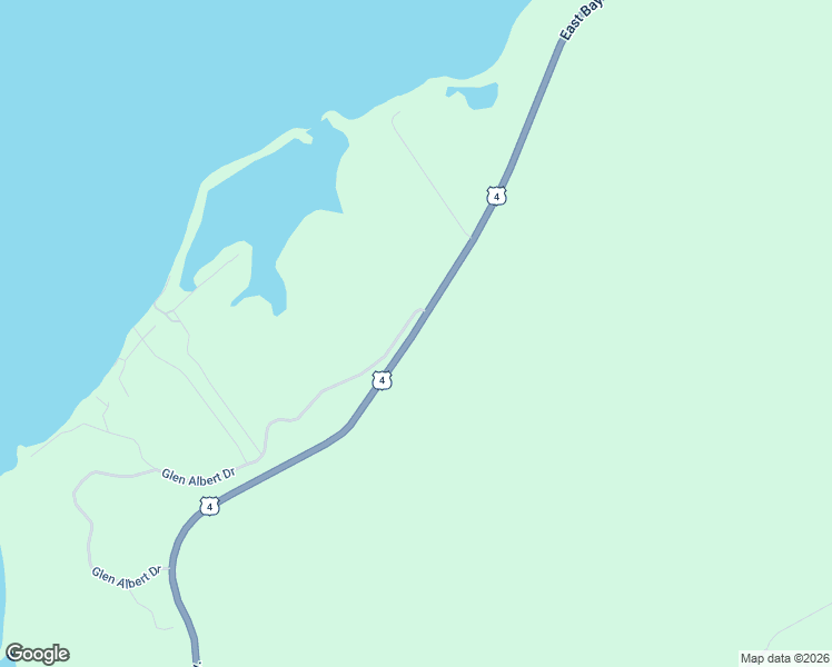 map of restaurants, bars, coffee shops, grocery stores, and more near 6711 East Bay Highway in Irish Cove