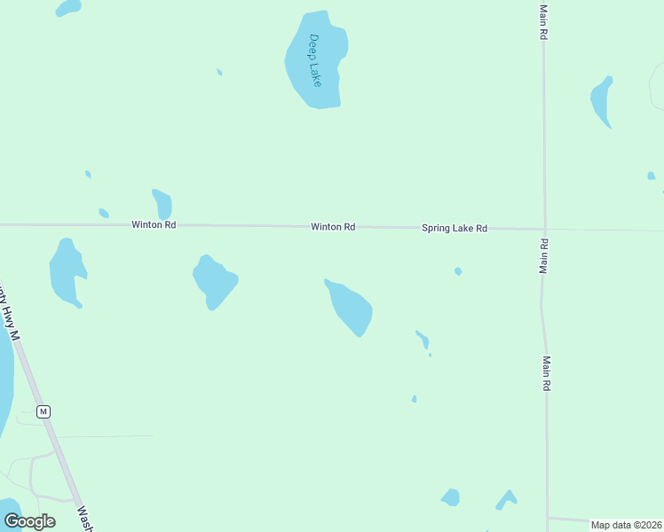 map of restaurants, bars, coffee shops, grocery stores, and more near W2551 Winton Road in Springbrook