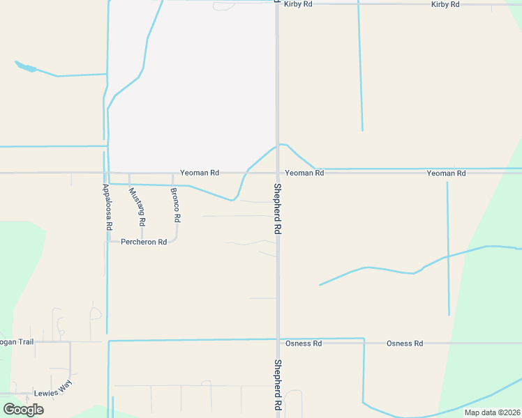 map of restaurants, bars, coffee shops, grocery stores, and more near 5401-5599 Cerkoney Road in Shepherd