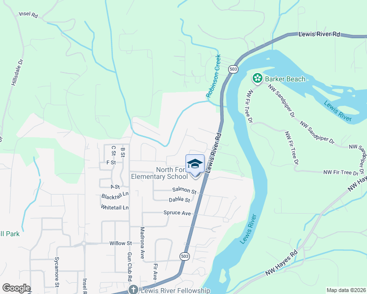 map of restaurants, bars, coffee shops, grocery stores, and more near 2249 Ash Street in Woodland