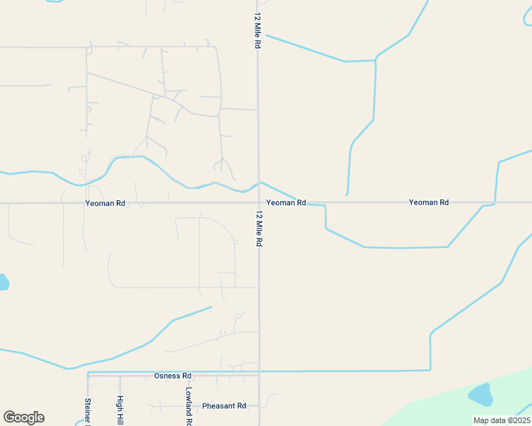 map of restaurants, bars, coffee shops, grocery stores, and more near 7001-7199 12 Mile Road in Shepherd