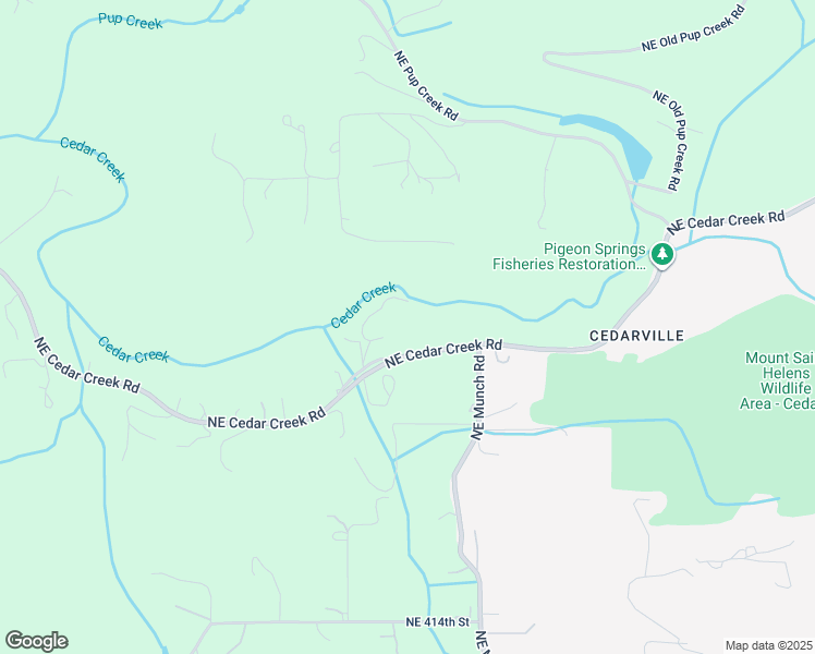 map of restaurants, bars, coffee shops, grocery stores, and more near 13006 Northeast Emerick Road in Woodland