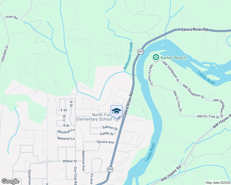 map of restaurants, bars, coffee shops, grocery stores, and more near 2221 McCracken Road in Woodland