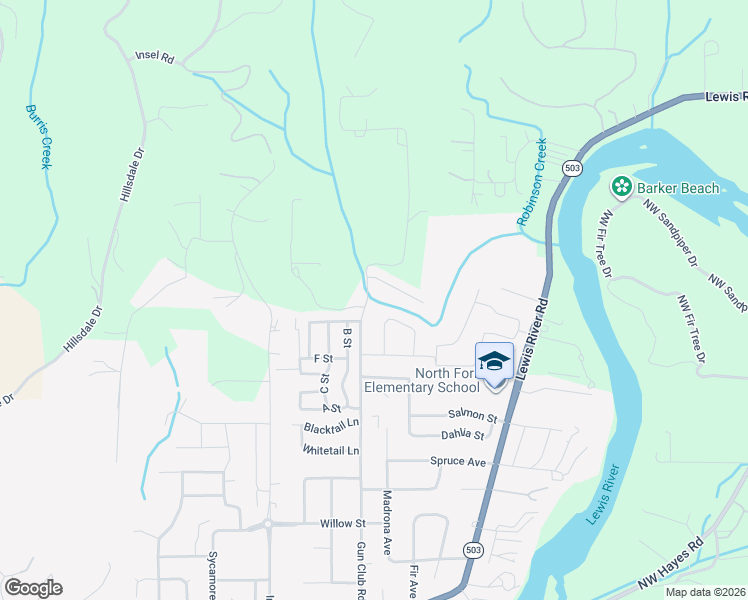 map of restaurants, bars, coffee shops, grocery stores, and more near 590 Gun Club Road in Woodland