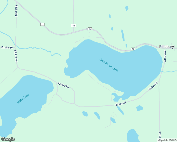 map of restaurants, bars, coffee shops, grocery stores, and more near 32416 Forest Lane in Burtrum