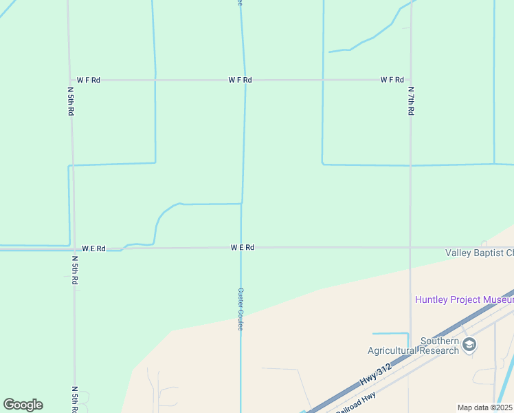 map of restaurants, bars, coffee shops, grocery stores, and more near 605 W E Rd in Huntley