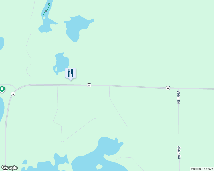 map of restaurants, bars, coffee shops, grocery stores, and more near 5001 County Highway A in Webster