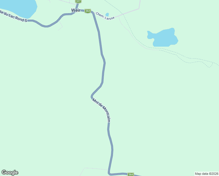 map of restaurants, bars, coffee shops, grocery stores, and more near Québec 364 in Laurentides