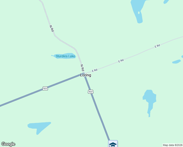 map of restaurants, bars, coffee shops, grocery stores, and more near 11986 Ontario 522 in Port Loring