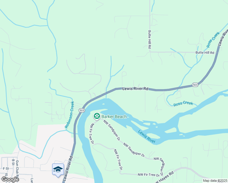 map of restaurants, bars, coffee shops, grocery stores, and more near 2537 Washington 503 in Woodland