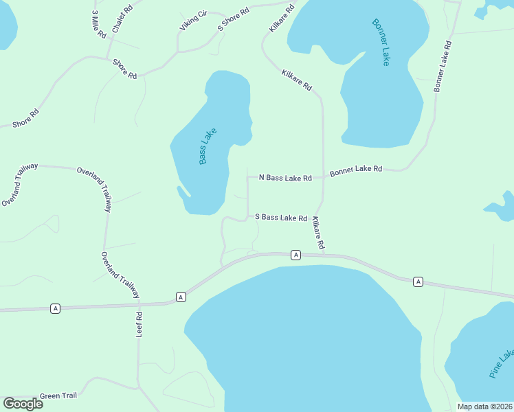 map of restaurants, bars, coffee shops, grocery stores, and more near 28136 West Bass Lake Road in Webster