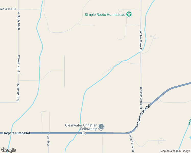 map of restaurants, bars, coffee shops, grocery stores, and more near in Grangeville