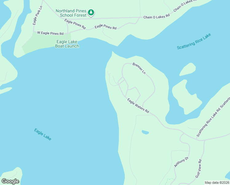 map of restaurants, bars, coffee shops, grocery stores, and more near 3958 Eagle Waters Road in Eagle River