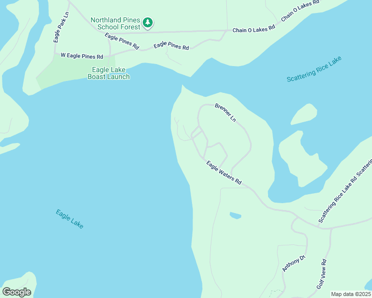 map of restaurants, bars, coffee shops, grocery stores, and more near 3958 Eagle Waters Road in Eagle River