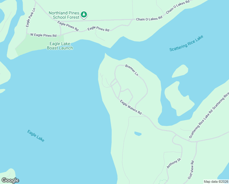 map of restaurants, bars, coffee shops, grocery stores, and more near 3958 Eagle Waters Road in Eagle River