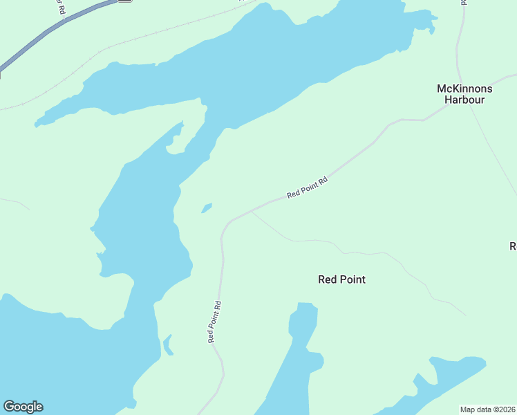 map of restaurants, bars, coffee shops, grocery stores, and more near Red Point Road in Victoria County
