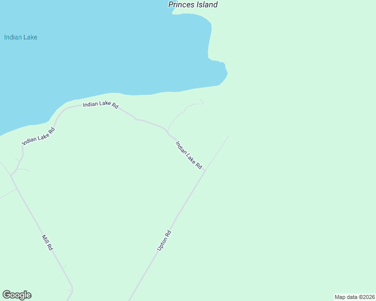 map of restaurants, bars, coffee shops, grocery stores, and more near Indian Lake Road in Capital Region Rural District