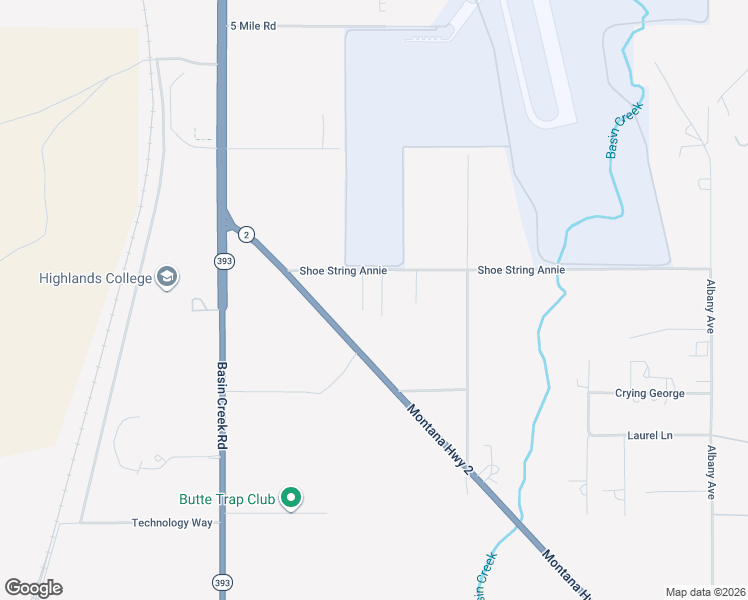 map of restaurants, bars, coffee shops, grocery stores, and more near 35 Yellow Rose Ln in Butte