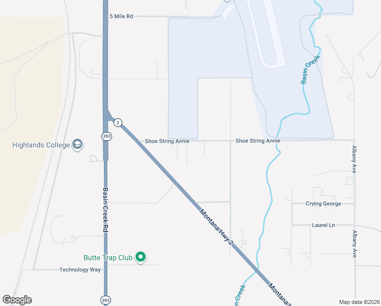 map of restaurants, bars, coffee shops, grocery stores, and more near 35 Yellow Rose Ln in Butte