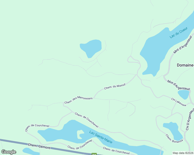 map of restaurants, bars, coffee shops, grocery stores, and more near 93-159 Chemin Parkview in Saint-Adolphe-d'Howard