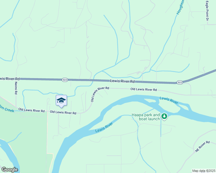 map of restaurants, bars, coffee shops, grocery stores, and more near 3662 Old Lewis River Road in Woodland