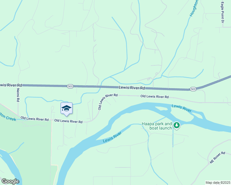 map of restaurants, bars, coffee shops, grocery stores, and more near 3662 Old Lewis River Road in Woodland
