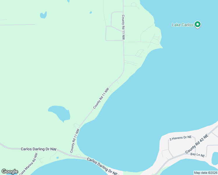 map of restaurants, bars, coffee shops, grocery stores, and more near 4531 County Road 11 Northwest in Alexandria