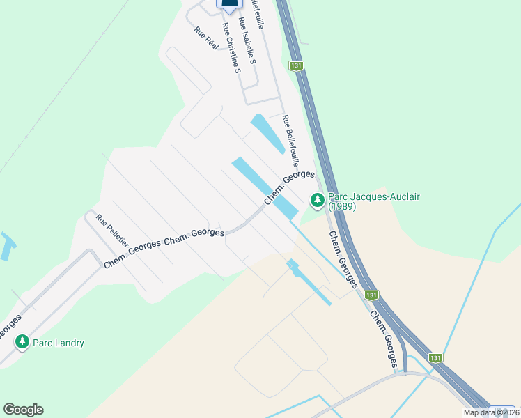 map of restaurants, bars, coffee shops, grocery stores, and more near Rue Lessard in Lavaltrie