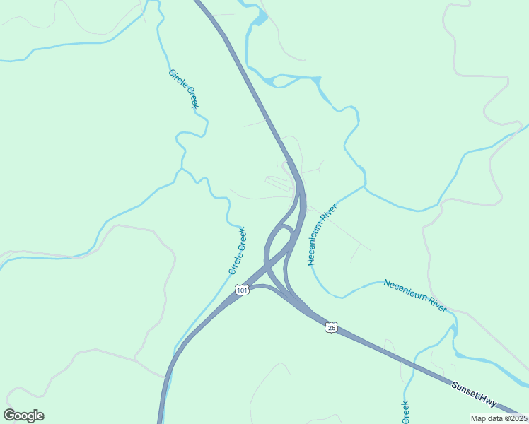 map of restaurants, bars, coffee shops, grocery stores, and more near 84720 Frontage Road in Seaside