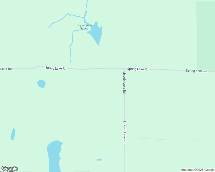 map of restaurants, bars, coffee shops, grocery stores, and more near 8421 Lincoln Street in Spooner